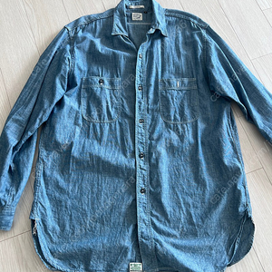 orSlow Chambray Work Shirt Vintage Fit 3사이즈 판매