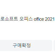 MS 마이크로소프트 오피스 office 2021 Home & Student ESD 가정용 / 제품키