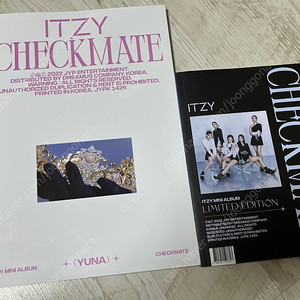 ITZY 있지 CHECKMATE 체크메이트 스니커즈 앨범 2개(일반반+한정반)