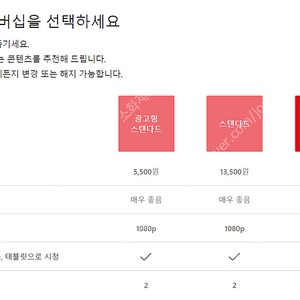 넷플릭스 프리미엄 4K UHD (1개월 4천원) / TV(불가) PC,폰(가능)