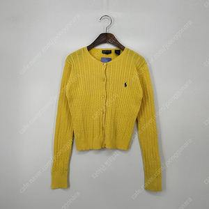 폴로 랄프로렌 가디건 케이블 니트 (M size / YELLOW)