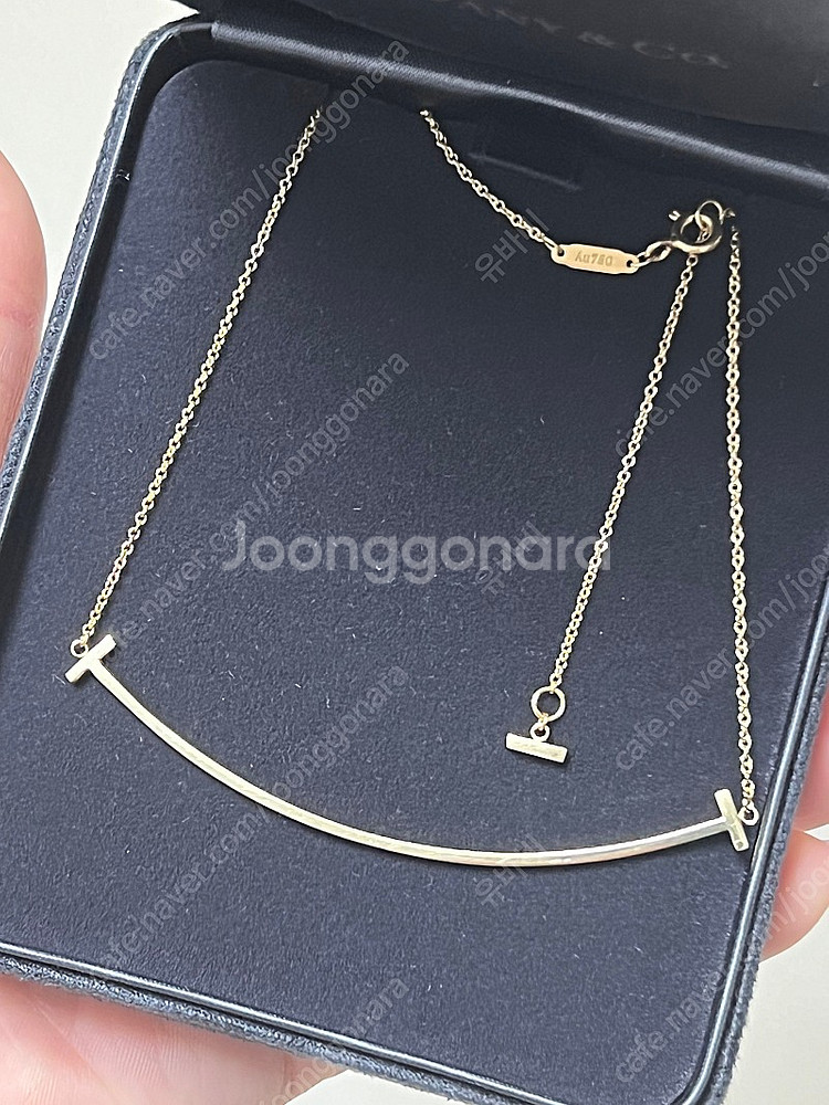 [티파니앤코] 스마일펜던트L사이즈/로즈골드--1