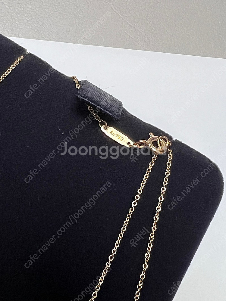 [티파니앤코] 스마일펜던트L사이즈/로즈골드--2