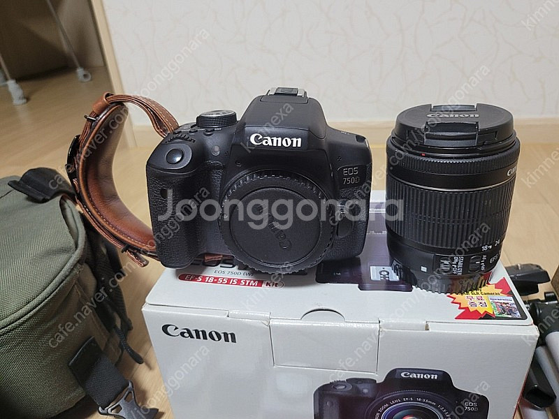 (김해)캐논750d+번들렌즈+악세사리 팝니다.--1