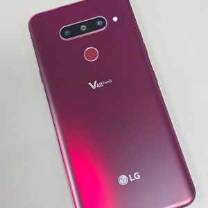 LG V40 레드색상 128기가 파손없이 깔금한 가성비폰 10만에판매합니다