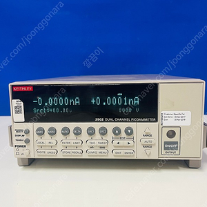 Keithley 키슬리 2502 피코암미터 PICOAMMETER 소스미터 팝니다