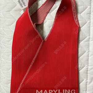 MARYLING 메리링 이태리 에코백 가방 레드(새상품)