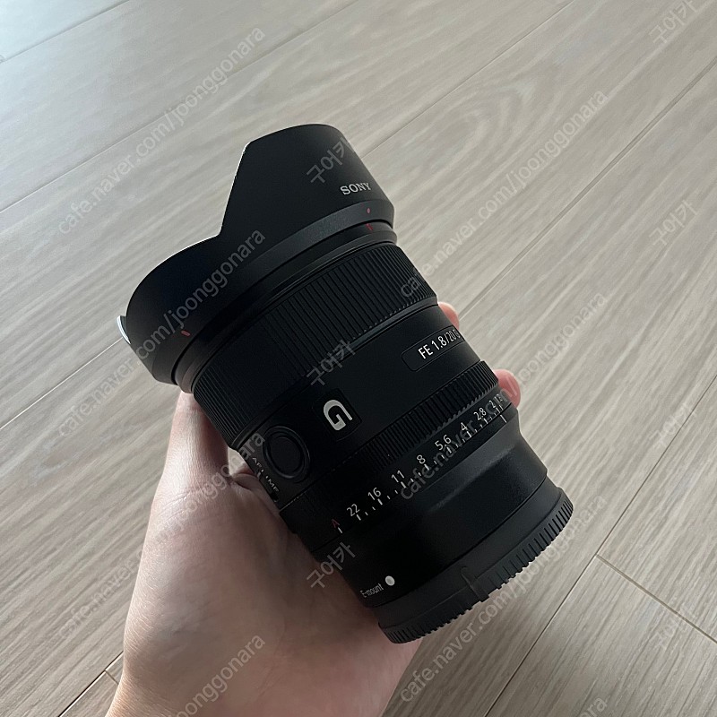 소니 FE 20mm f1.8 g 렌즈 판매합니다!