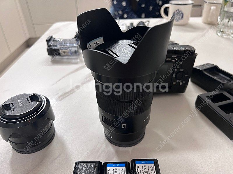 소니 a6400, 18-105, 35.8 렌즈 일괄 판...--6