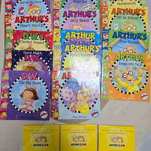 Arthur adventure 24권, Arthur starter 14권, d.w. 시리즈6권 / 아서 어드벤처, 아서 스타터
