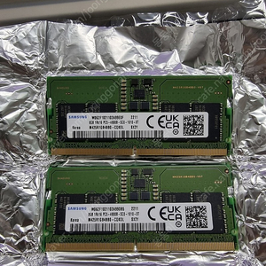 노트북 삼성 메모리 ddr5 8GB 메모리 2개