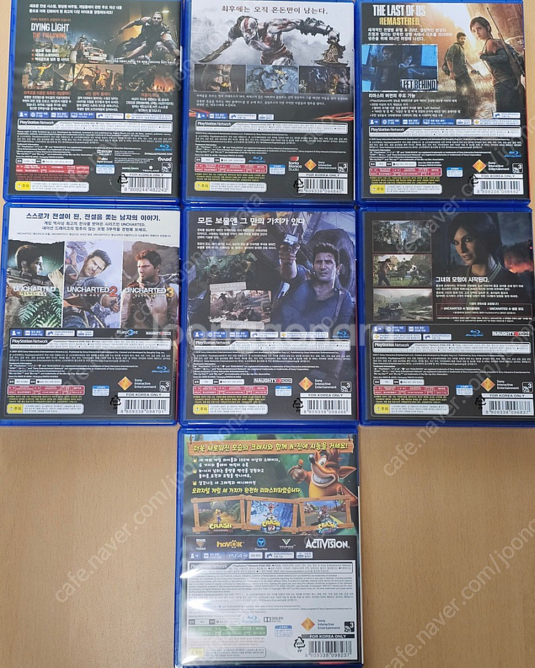 ps4게임 언차티드 시리즈, 다잉라이트, 크래쉬 밴디쿳--1