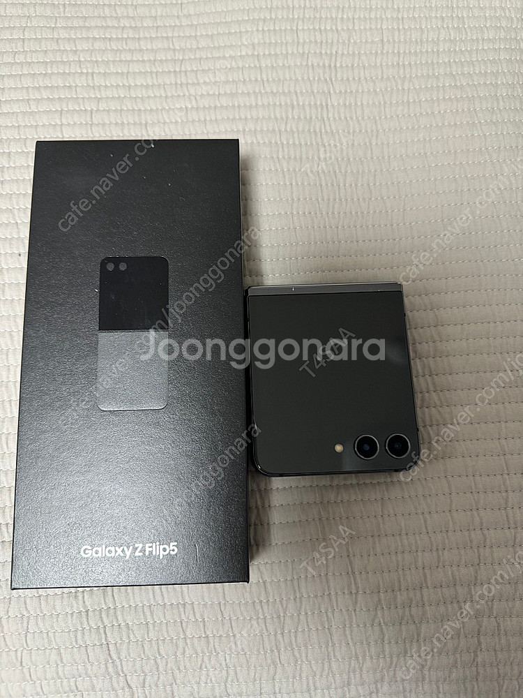 갤럭시 z플립 5 512기가 그라파이트 색상--2
