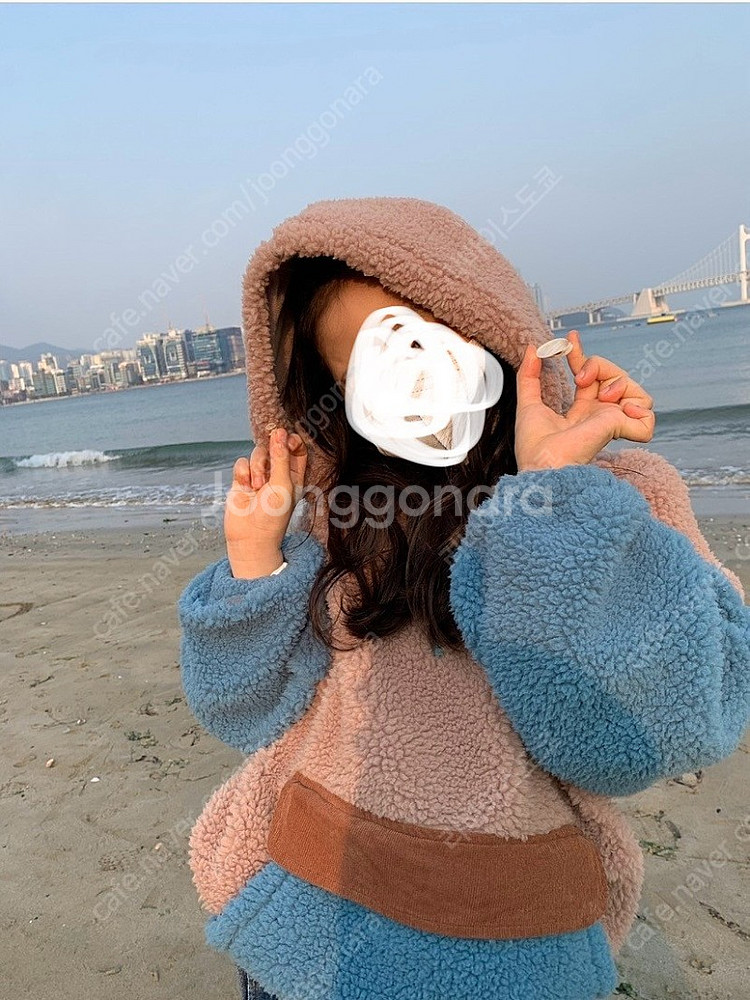 아펠 아노락/ 린도 체크코트/ 고유 조거/ 고유 청바지--6