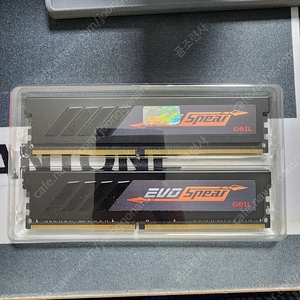 램 ddr4 3000/24000, 16g(8*2). 게일 geil evo spear