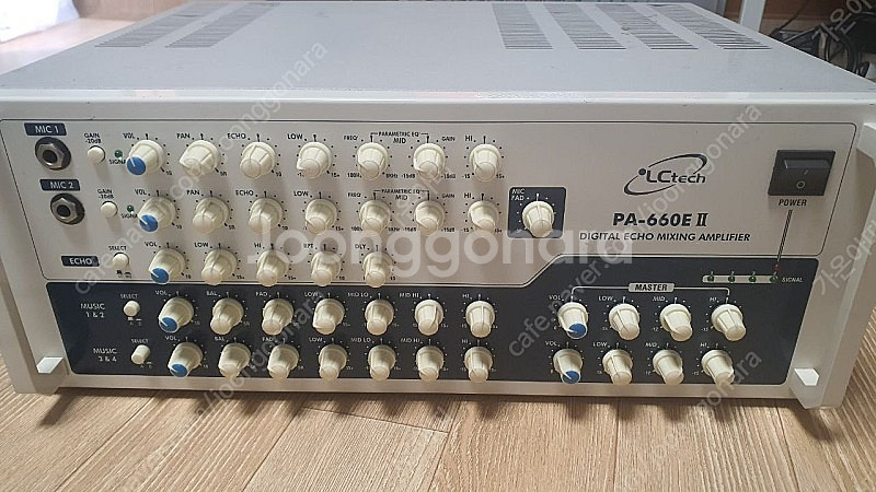 노래방 4채널 앰프 LC tech PA-660E ll 엘씨 텍 pa-660e 2--1