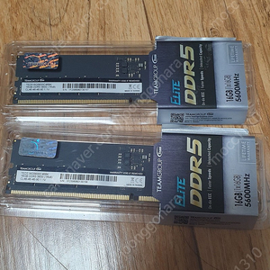 팀그룹 엘리트 Team Group Elite DDR5 5600Mhz 32기가 램 (16기가 2개) 팝니다