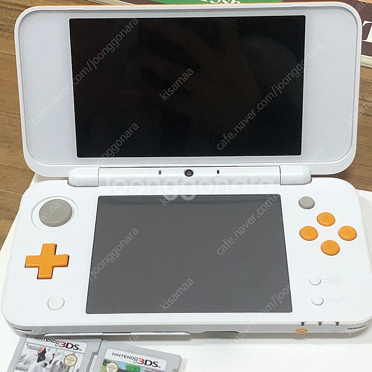 new 닌텐도 2ds xl 오렌지화이트(튀동숲/별의커비...--4