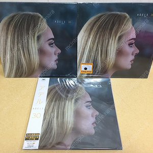 LP ; adele - 30 아델 엘피 음반 3장 - 정규 음반, 클리어 비닐, 일본 한정판