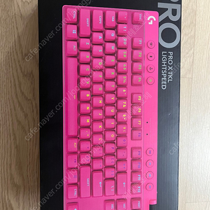 로지텍 g pro x tkl lightspeed 키보드 핑크