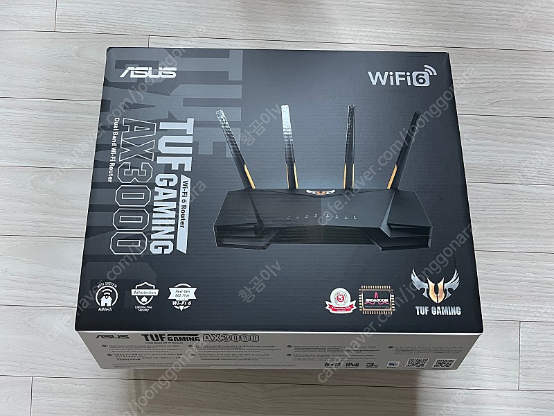 Asus tuf ax3000 공유기 (미사용) (국내 정식 유통)