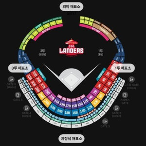 3 23(토) ssg 랜더스 vs 롯데 개막전17B구역 4연석, 5연석