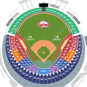 (3/23) Lg vs 한화 개막전 3루 오렌지석 2연석 판매합니다