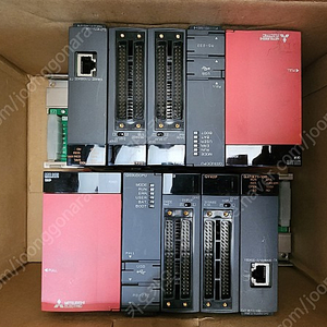 미쓰비시 Mitsubishi Q03 PLC 와 인터페이스 카드 일체 판매합니다. (1SET)