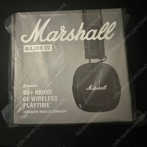 마샬 메이저4 헤드셋 블랙, 브라운 새상품 판매합니다!