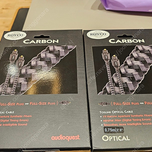 AudioQuest 오디오퀘스트 Carbon Optical Toslink ADAT 각 대 각 케이블 판매합니다.