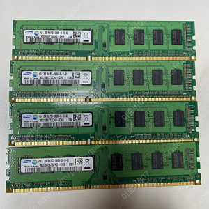 데스크탑 메모리 ddr3 2g 4개 일괄 1만원