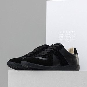 메종마르지엘라 [Maisonmargiela] 블랙 독일군 스니커즈 올블랙