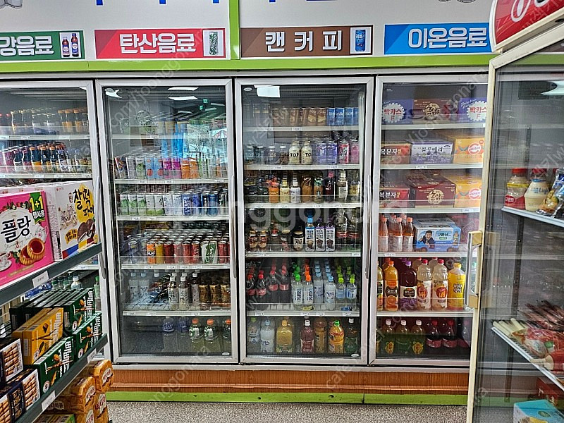 오픈 쇼케이스 4단(편의점, 마트용)--1