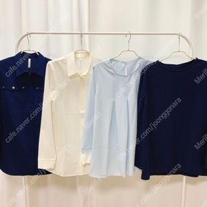 여성 블라우스 3종, 티셔츠 1종 모음 홈쇼핑 상품 - 새상품 각 2만원씩