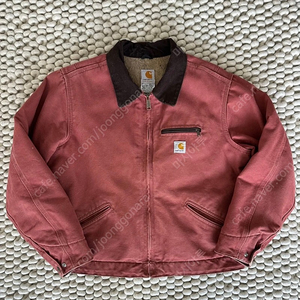 칼하트 디트로이트 자켓 살몬 핑크L J097 carhartt detroit jacket