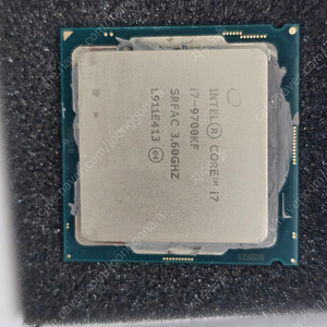 인텔 CPU i7 9700KF 불량 고장