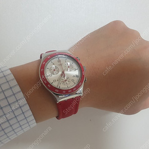 [SWATCH] 스와치 아이러니 크로노 (RED)