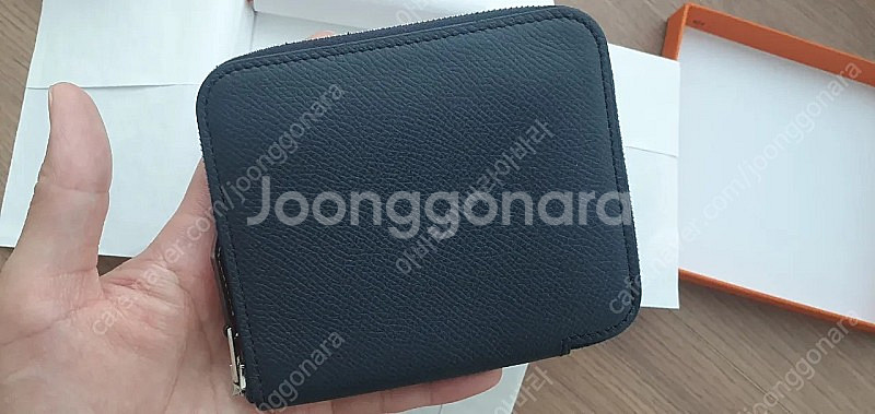 에르메스 실크인 반지갑--1