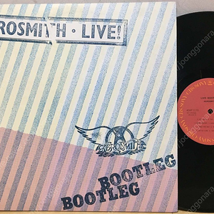 LP ; aerosmith - live bootleg 에어로스미스 엘피 음반 하드락 hard rock