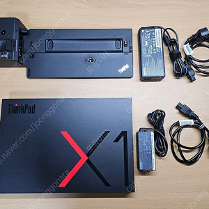 Lenovo ThinkPad X1 Carbon 7세대, CPU i7/SSD 512GB/RAM 16GB + 도킹스테이션 포함/별도 판매