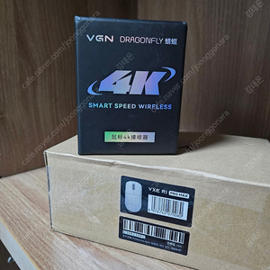 VXE R1 PRO MAX 화이트 + 4K 수신기 미개봉