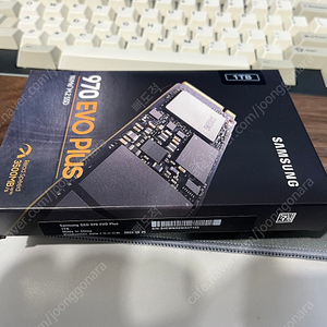 Samsung 970 Evo plus 1TB 팝니다.(미개봉) [ssd]