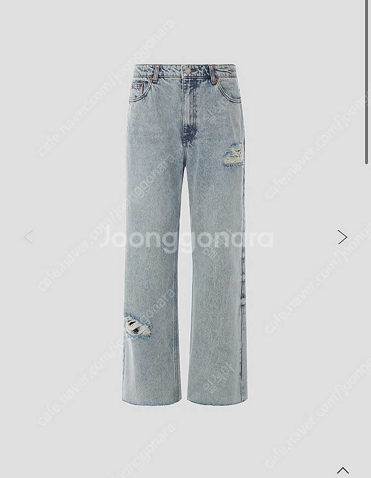 렉토 MENS DESTROYED WIDE JEANS s...--0