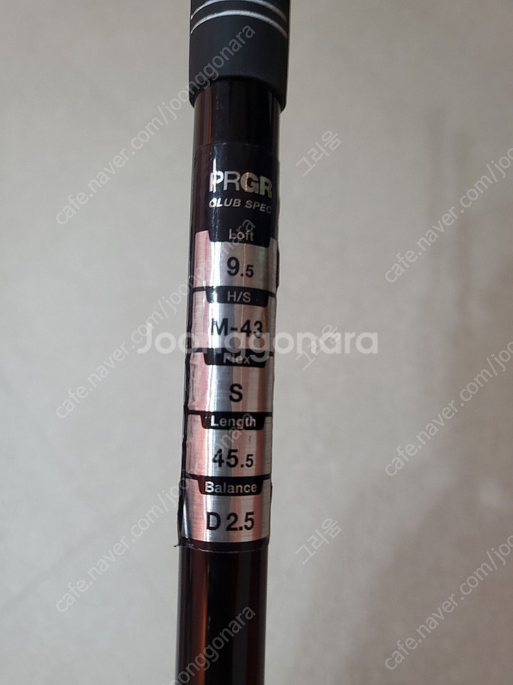 Prgr 프로기어 rs-f 9.5 s샤프트 드라이버--6