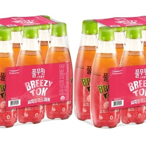 풀무원 피치블랙티 제로 (스파클링) 350ml X 24개