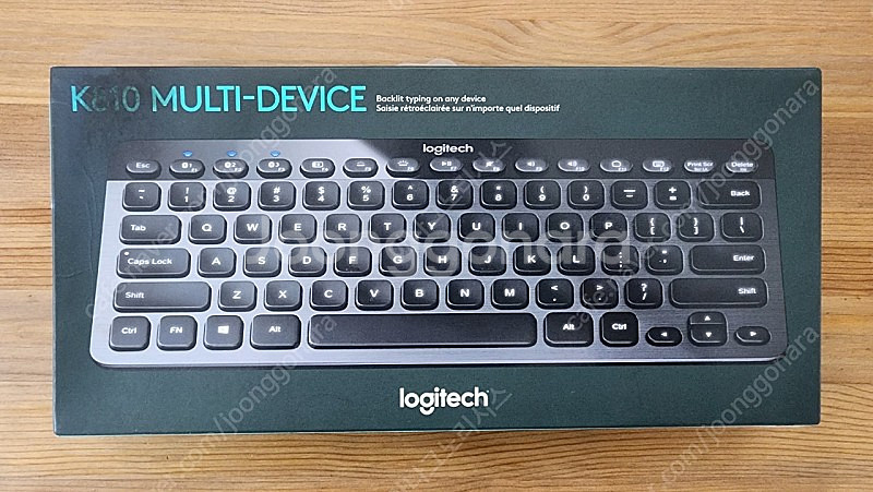 K810 로지텍 무선 키보드 미개봉--0