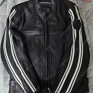 BMW TwinStripes Leather Jacket Men 트윈스트라이프 가죽 자켓 남성용 M사이즈