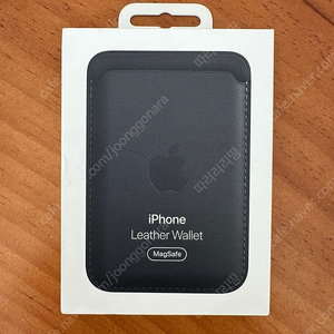 [정품] 애플 맥세이프 가죽 카드지갑 2세대 미드나이트블랙(새제품)