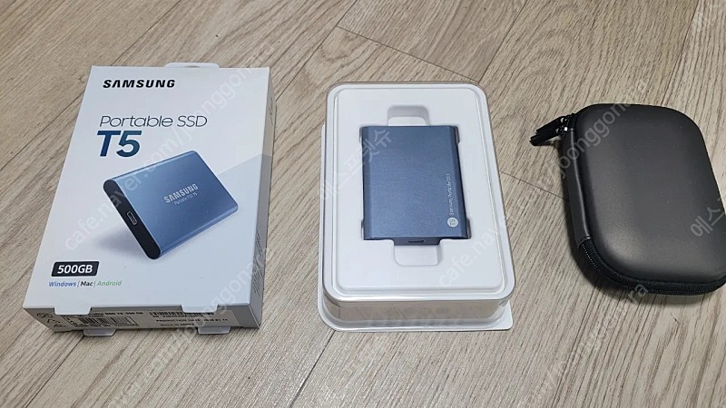 삼성 외장형 t5 ssd 500기가 신품급 외장하드 포더블