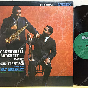 LP ; cannonball adderley san francisco 캐논볼 애덜리 재즈 엘피 음반 jazz